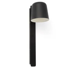 Applique murale, Tila, noir, L46 cm, H 14,50cm - FARO