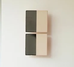 Applique murale, Tiles Line G, gris, blanc, L14cm, H29cm - Violaine D'Harcourt