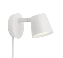 Applique murale, Tip, blanc, LED, 2700K, 220lm, L9,5cm, H9,5cm - Muuto
