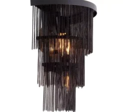 Applique murale, Tissot, noir, L33cm, H32,5cm - Eichholtz