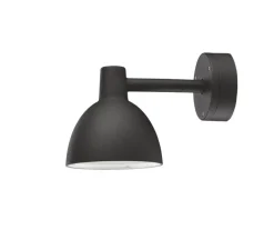 Applique murale, Toldbod 155, noir, IP44, Ø15,5cm, H26,7cm - Louis Poulsen