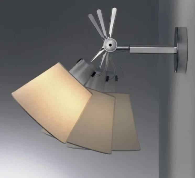 Applique murale, Tolomeo, blanc, L18cm, H32,6cm - Artemide