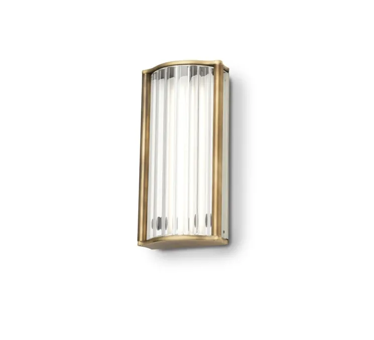 Applique murale, Totem II, Bronze satiné, IP44, L13cm, H26cm - Alma light