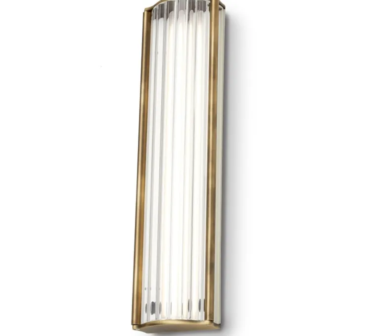 Applique murale, Totem II, Bronze satiné, IP44, L13cm, H51cm - Alma light