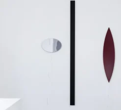 Applique murale, Tramonto 03, noir, LED, dim, K, 2500 lm, L7cm, H159,5cm - Valerie_Objects