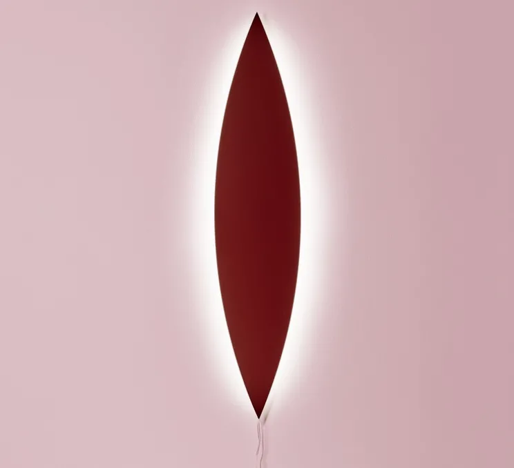 Applique murale, Tramonto 04, rouge, LED, dim, K, 2500 lm, L18cm, H85cm - Valerie_Objects