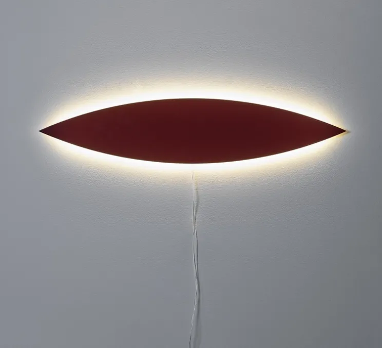 Applique murale, Tramonto 04, rouge, LED, dim, K, 2500 lm, L18cm, H85cm - Valerie_Objects