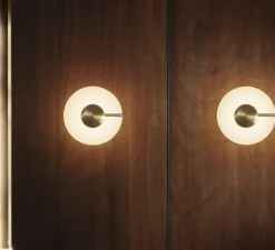 Applique murale, Tratto, laiton, LED, dim, 2700K, 1450 lm, L27cm, H29cm - KDLN