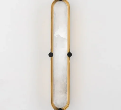 Applique murale, Tribeca, Laiton vielli, noir, LED, dim, 2700K, 250 lm, L8,3cm, H40,6cm - Hudson Valley Lighting