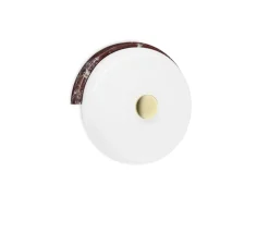 Applique murale, Trip, bordeaux, blanc, LED, 2700K, 160 lm, L19cm, H18cm - Design by us