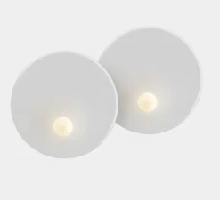 Applique murale, Trip double, blanc, L74cm, H65cm - LEDs C4