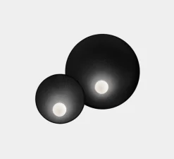 Applique murale, Trip double, noir, L66cm, H53,5cm - LEDs C4