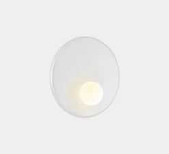 Applique murale, Trip simple, blanc, Ø30cm, P14,5cm - LEDs C4