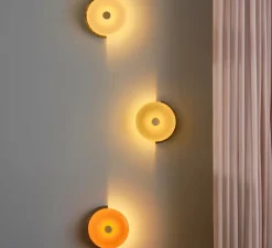 Applique murale, Trip, vert mousse, ambre, LED, 2700K, 160 lm, L19cm, H18cm - Design by us