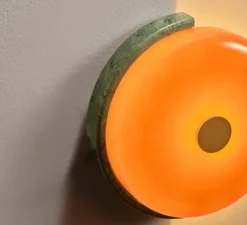 Applique murale, Trip, vert mousse, ambre, LED, 2700K, 160 lm, L19cm, H18cm - Design by us