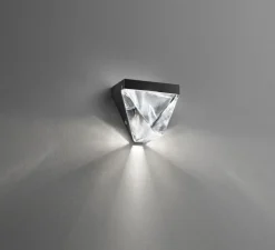 Applique murale, Tripla F41, anthracite, LED, Ø9,8cm, H9,3cm - Fabbian