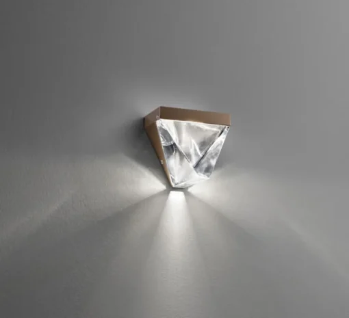 Applique murale, Tripla F41, bronze, LED, Ø9,8cm, H9,3cm - Fabbian