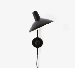 Applique murale, Tripod HM12, noir mat, L21,6cm, H35,2cm - Andtradition