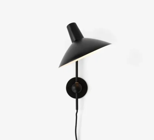 Applique murale, Tripod HM12, noir mat, L21,6cm, H35,2cm - Andtradition