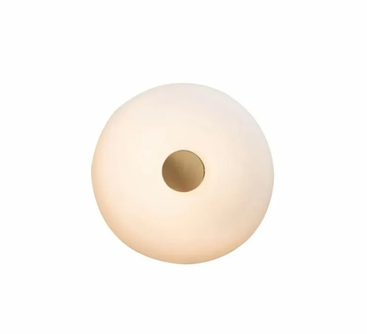 Applique murale, Tropico Grande, or mat, LED, 3000K, 4600lm, Ø48cm, H9,6cm - Fontanaarte