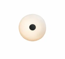 Applique murale, Tropico Piccola, noir, LED, 3000K, 2200lm, Ø24cm, H7,3cm - Fontanaarte