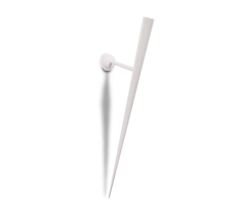 Applique murale, Trylon, blanc, LED, dim, 2700k, 540 lm, Ø7cm, H76cm - Lumen Center Italia