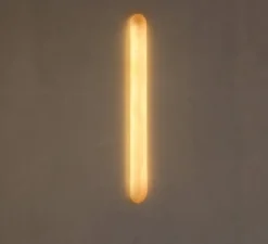 Applique murale, Tub 45, Albâtre, LED, 2700K, 235lm, Ø4cm, H45cm - Contain