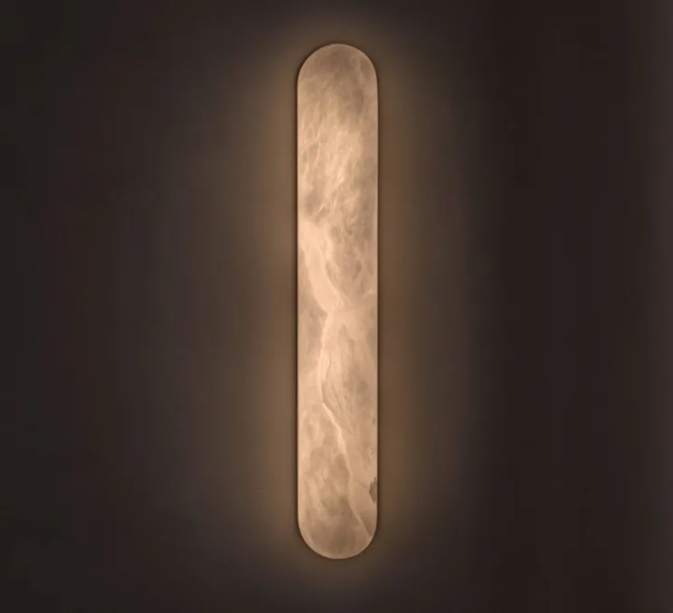 Applique murale, Tub Wide 45, 24V, Albâtre, L7cm, H45cm - Contain