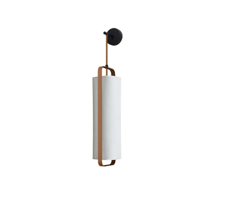 Applique murale, Twiggy, blanc, cadre cuivré, L12,5cm, H68cm - DesignHeure