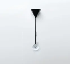 Applique murale, Two cones, noir, L11,5cm, H125,5cm - Atelier Areti