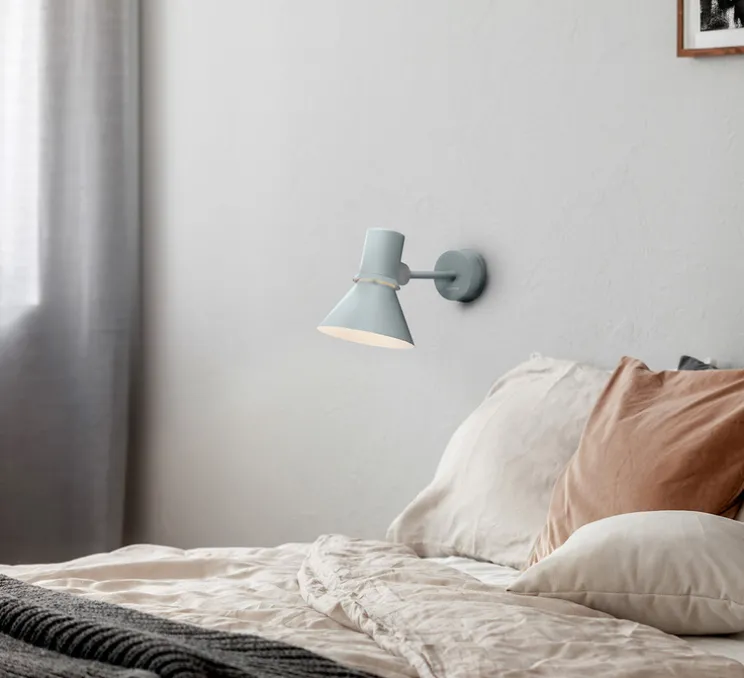 Applique murale, TYPE 80, gris clair mat, L26,5cm, H14,5cm - Anglepoise