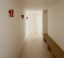 Applique murale, U1-L, rouge brique, L9cm, H20cm - Owen