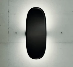 Applique murale, Vela, noir, LED, dim, 2700K, 1500 lm, L17,5cm, H40,5cm - Penta