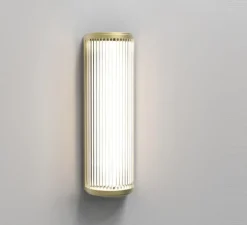 Applique murale, Versailles 400, or mat, LED, IP44, dim, 3000K, 658 lm, L12,5cm, H40cm - Astro