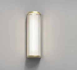 Applique murale, Versailles 400, or mat, LED, IP44, dim, 3000K, 658 lm, L12,5cm, H40cm - Astro