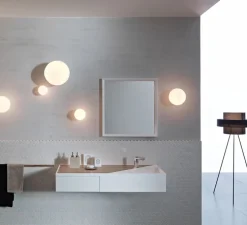 Applique murale, Versioni G9, blanc, IP44, Ø14cm, P15cm - Fabbian