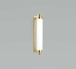 Applique murale, Vienna 40, or, IP44, LED, dim, 2700K, 792 lm, L11cm, H40cm - Decor Walther