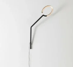 Applique murale, Vine Light Wall, noir, L18,6cm, H56cm - Artemide