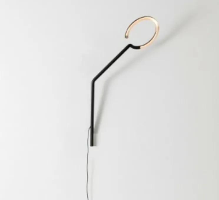 Applique murale, Vine Light Wall, noir, L18,6cm, H56cm - Artemide