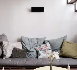Applique murale, Volet Pivotant Double, noir, LED, 3000K, 2000lm, L34cm, H13cm - Nemo Lighting