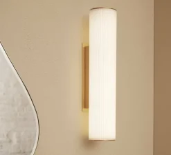 Applique murale, vuelta 40, laiton, LED, 3000K, 1200lm, Ø8,4cm, H40cm - Ferm Living