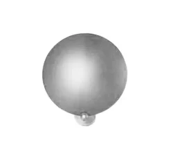 Applique murale, Washington, chrome, LED, dim, 2700K, 900 lm, Ø39cm, H44cm - Lumen Center Italia