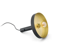 Applique murale, Whizz, monte & baisse, noir, or, H84cm, P43cm - FARO