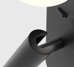 Applique murale, Zeppo Reader, noir mat, L15cm, H34cm - Astro