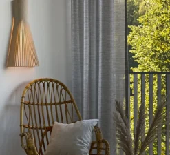 Applique murale,Secto 4230, câble+interrupteur, bouleau, 3000K, 470lm, H60cm, L30cm - Secto Design