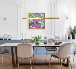 Applique, oiseau, Encastrable, Perch Light Wall L, blanc, or, H51cm - Moooi