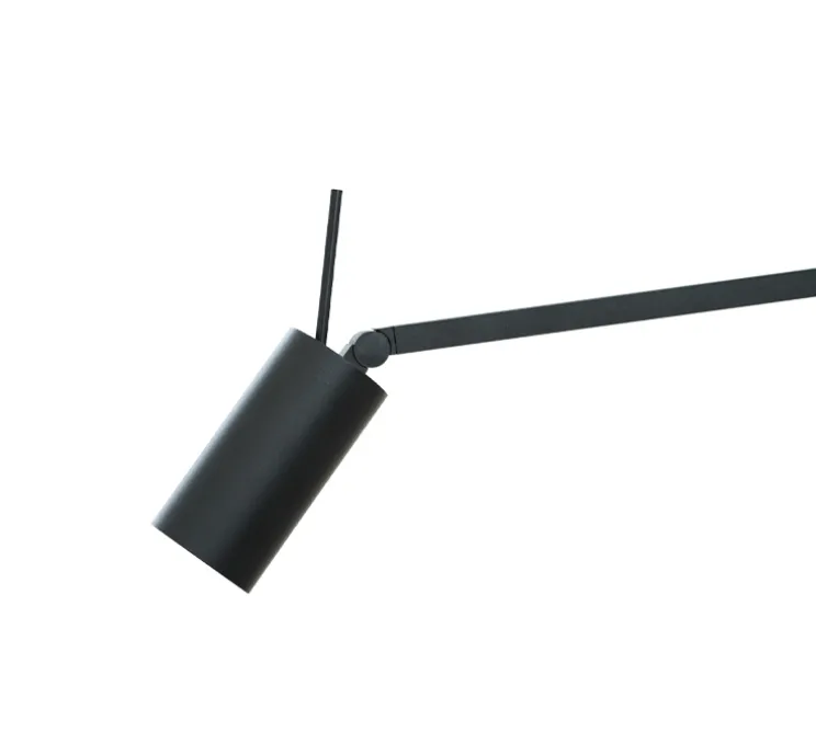 Applique, orientable, Swan, noir mat, LED, 2700K, 839lm, L10cm, H165cm - Nemo Lighting