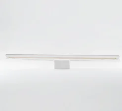 Applique ou plafonnier, Adrien, blanc, ampoule tubulaire transparente, L50cm, H6cm - Zangra