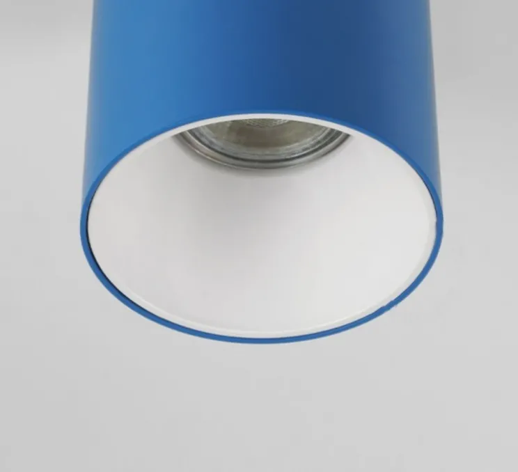 Applique ou plafonnier, Annabelle, bleu, Ø9cm, H11cm - Zangra