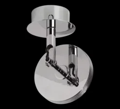 Applique ou plafonnier, Asteria spot, Acier brossé, LED, dim, 3000K, 500 lm, Ø12cm, H14,1cm - Umage